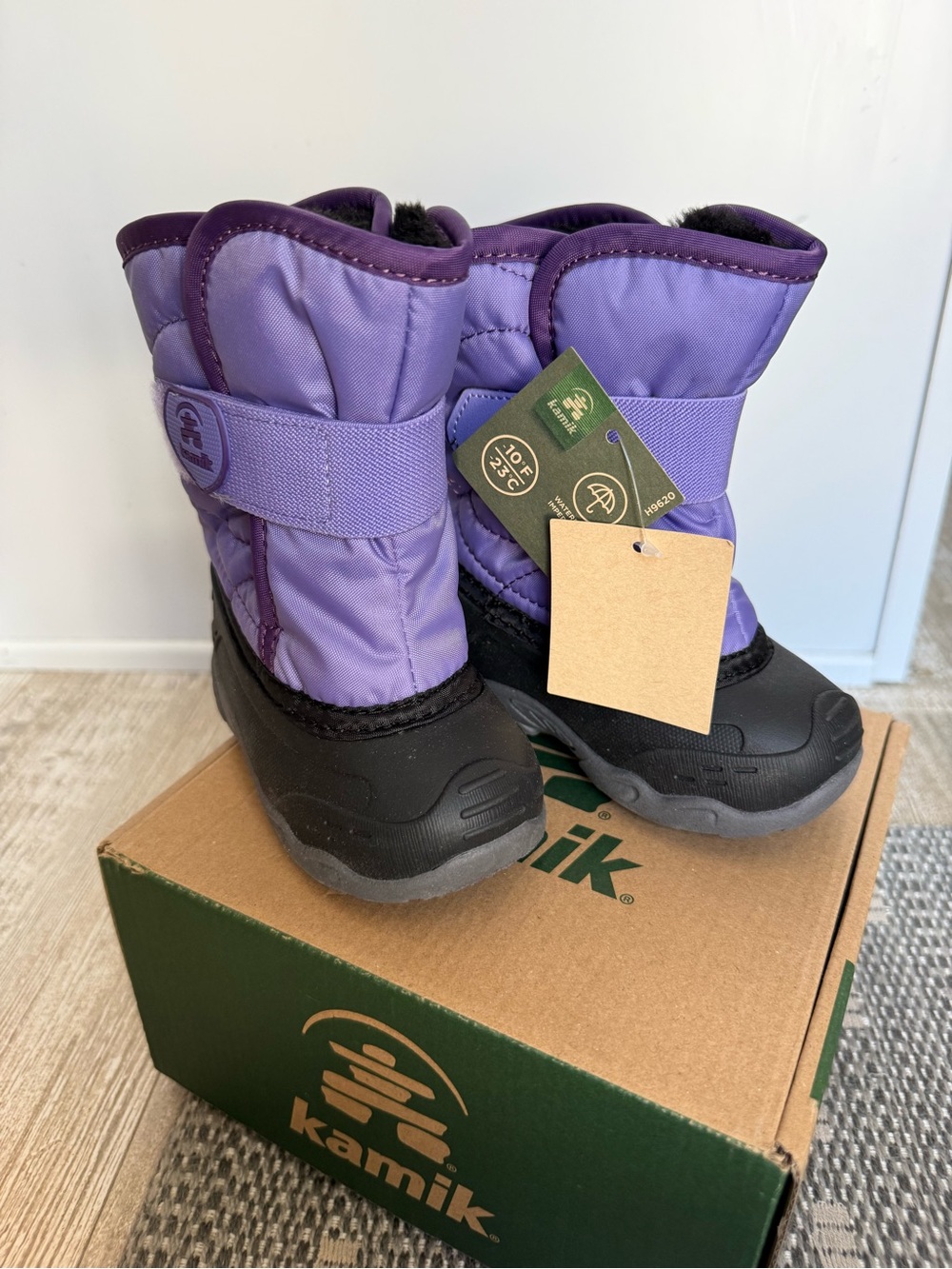 NIB Kamik snowbug fleece lined Snow Boots